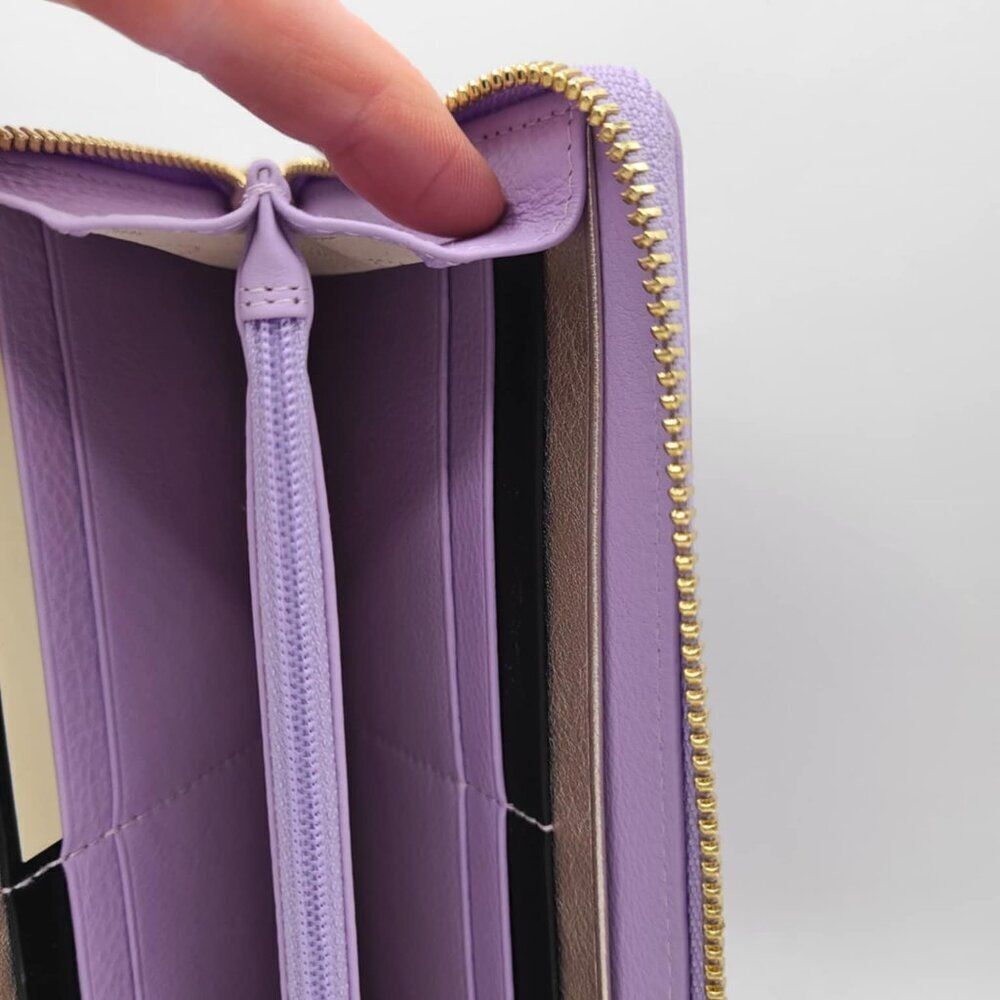 Radley London Sunshine Seeker Large Zip Around Matinee Wallet Lavender NWT!  NEW - Picture 8 of 9
